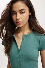 Cotton On Women's Christy Henley Tee