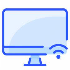 Display Monitor Network Smart Tv Wifi Icon Download On Iconfinder Wifi Icon Wifi Networking