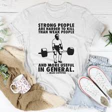 Strong People Are Harder To Kill Mark Rippeote T-shirt - Thegiftio