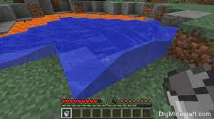 Dump a bucket of water next to lava let the water flow over the lava source blocks mine the obsidian with a diamond or netherite pickaxe How To Make Obsidian In Minecraft