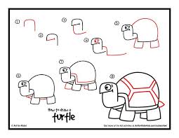 How To Draw A Turtle Art For Kids Hub Turtle Drawing Art For Kids Hub Turtle Art