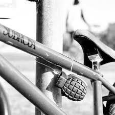 Grenade Bike Security Art And Photography Cycling Boom Cycling Magazine Cool Bike Accessories Bike Humor