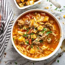 Italian Sausage Soup Instant Pot Or Stove The Kitchen Girl