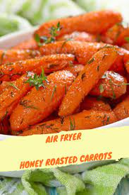 Air Fryer Honey Roasted Carrots Fork To Spoon Recipe Air Fryer Recipes Healthy Air Fryer Dinner Recipes Air Fryer Recipes Easy