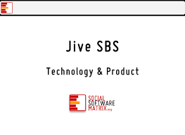 Jive Social Business Software Socialsoftwarematrix