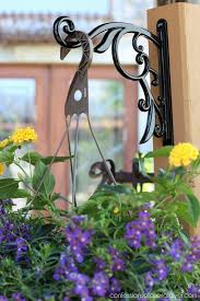 Diy Standing Outdoor Plant Hanger Confessions Of A Serial Do It Yourselfer Outdoor Plant Hanger Diy Plant Hanger Plant Hanger