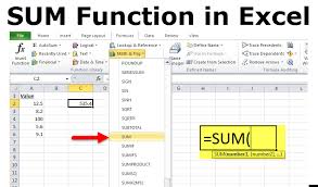Sum Function In Excel Formula Examples How To Use Sum In