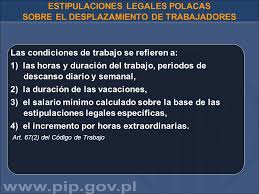 We did not find results for: Estipulaciones Legales Polacas Sobre El Desplazamiento De Trabajadores Transposicion De La Directiva 96 71 Ce Al Derecho Nacional Capitulo Iia Condiciones Ppt Descargar