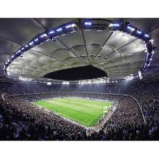 Das volksparkstadion ist ein fußballstadion in hamburg, das sich im altonaer volkspark innerhalb des bezirks altona im stadtteil bahrenfeld befindet und die heimspielstätte des hamburger sv ist. Fototapete Hamburger Sv Im Stadion Bei Nacht 336x260 Cm Fussballverein Hamburger Sv Mytoys