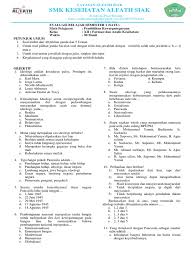 Berikut, contoh soal pai kelas xii semester satu dengan kunci jawabannya dimulai dari soal nomor 41. Soal Pkn Kelas 6 Semester 1 Guru Galeri