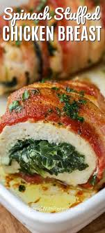 Spinach Stuffed Chicken Breasts Spend With Pennies