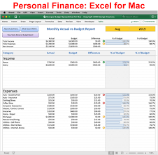 Mac Budget Software Using Excel For Mac To Manage Personal Finances Buyexceltemplates Com In 2020 Budget Spreadsheet Budgeting Personal Budget Spreadsheet