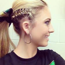 Save money at wholesale braiding hair. Updo Hair Ideas Cheerleader Cheer Hair Cheerleading Hairstyles Volleyball Hairstyles