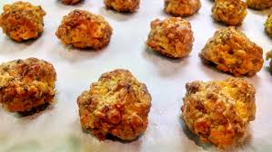 Enjoy with spicy mustard and sweet and sour ketchup. Homemade Sausage Balls No Bisquick Audrey S Apron