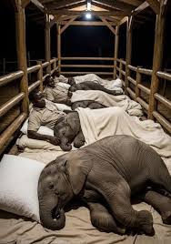 Orphaned elephants find comfort and care