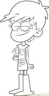 Elaborate illustrations and unique designs: Luna Loud Coloring Page For Kids Free The Loud House Printable Coloring Pages Online For Kids Coloringpages101 Com Coloring Pages For Kids