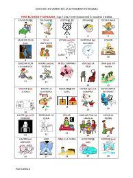 Juego De Las Actividades Cotidianas Free Download As Pdf File Pdf Text File Txt Or Read Online For Free Learning Spanish Spanish Worksheets Education