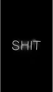 Shit Shit Shit Wallpaper Lockscreen Hintergrundbilder Iphone Schwarze Tapete Dunkle Tapete