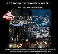 2D Municipal Outdoor Street Motif Lighting for Urban Festive ...