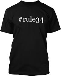 rule34 - Hashtag Funny Adult Mens T-Shirt, Black, Medium : Amazon.ca:  Clothing, Shoes & Accessories