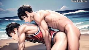 Jugadores De Baloncesto Gay Sexo En La Playa Animación Porno De Dibujos  Animados Hentai 