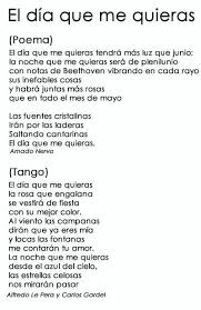 While trying to succeed in show business he falls in love with a dancer and they elope to marry. El Poema El Dia Que Me Biblioteca Popular Rivadavia Facebook