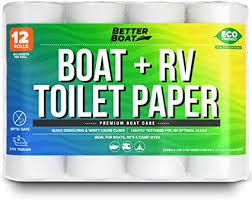 Maybe you would like to learn more about one of these? Amazon Com Boat And Rv Toilet Paper Septic Safe Quick Dissolve For Marine And Camper Use Biodegradable And Tank Safe Bulk 12 Pack Sports Outdoors