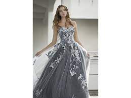 This white by vera wang gown oozes romance with its draped bodice and gorgeous black textured organza. The Surprising History Of The White Wedding Dress