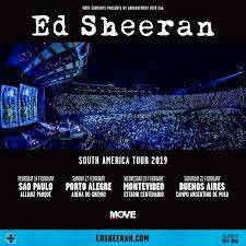 With the return of ed sheeran live concert in malaysia this year, the ticket sales for sure will be selling like hotcakes! Ed Sheeran Divide Tour Is Coming To Brazil Uruguay Argentina In 2019