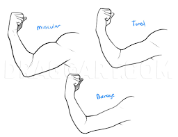 How To Draw A Muscle, Step By Step, Drawing Guide, By Dawn - Dragoart