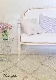 A beautiful antique sofa reupholstered. How To Easily Upholster A Sofa And Paint It Shabbyfufu Com