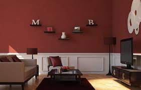 This Gives Me Ideas To Help Incorporate Maroon Into A Regular Room I Love The Maroon Wall And T Maroon Living Room Living Room Color Schemes Living Room Paint
