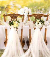 Tulle Chair Decor Have Lots Of White Tulle To Do This On Groom And Brides Chairs At Re Bridal Shower Bride Chair Wedding Chair Decorations Bridal Shower Chair