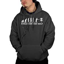 Keq Jsw Mens Sports Sweatshirt Hoodie Evolution Disc Golf