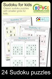 3x3 sudoku best suits for the children to start sharpening their brains. A Fun Series Of Sudoku Puzzles To Solve These Smaller Sudoku Puzzles Are Just 3x3 4x4 5x5 Elementary Curriculum Homeschool Elementary Elementary Resources