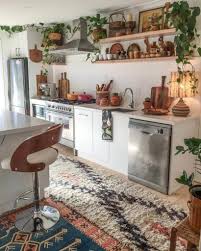 Derived from the french word for gypsy, bohemian refers to those who live unconventional lives…think artists, writers and musicians. Colorful Boho Chic Kitchen Designs For Modern Kitchen