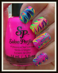 Beautiful Neon Swirl Design Neon Nails Nail Designs Nail Art