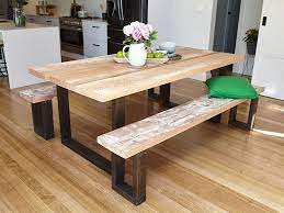 D I Y Wooden Dining Table Wooden Dining Tables Dining Table Beach Style Dining Tables