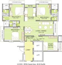 Choose your favorite 1,200 square foot bedroom house plan from our vast collection. 1026 Sq Ft 3 Bhk Floor Plan Image Integrated Spaces Limited Ahana Available Rs 20 000 Per Sqft For Sale Rs In 2 87 Crore Proptiger Com