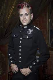 Shrinestore Com Royal Marine Jacket Black Denim With Velvet Dieselpunk Fashion Steampunk Dress Punk Outfits