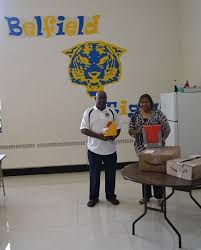 Victory Elks distribute school supply donation to Emporia's Belfield  Elementary School