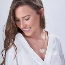 Collier Saint Valentin Femme Collier En Or Rose Avec Pierre De Naissance Et  Pendentif Coeur. Cadeau Pour Fille, Soeur, Ami, Etc.