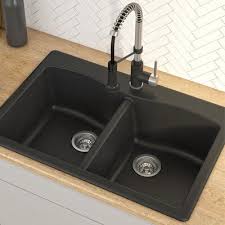 Enjoy free shipping on most stuff, even big stuff. Kraus Forteza 33 L X 22 W Double Basin Drop In Kitchen Sink In 2021 Drop In Kitchen Sink Sink Kitchen Sink