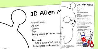 21 pj masks pictures to print and color. Alien Mask Template Primary Resources Teacher Made