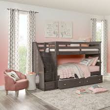 Queen bunk beds the excitement is real over our newly released queen and xl bunk bed options. Rooms To Go Kids On Twitter A Bunk Bed Is The Perfect Solution For A Shared Space Collection Santa Cruz Finish Gray Items Shown Twin Twin Step Bunk Roomstogo Roomstogokids Home Homedecor Decoratingseasy