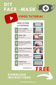 In this simple face mask sewing video, i have included the detail on how to cut and sew a face mask step by step no sewing machine needed. Diy Surgical Face Mask How To Sew Guide Download Instructions Easy Face Mask Diy Face Mask Diy Face Mask