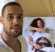 Malena Costa y Mario Suárez dan la bienvenida al mundo a su primera hi