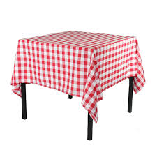 These can be chosen depending upon the needs and tastes of. 90 X 90 Inch Square Polyester Tablecloth Gingham Checkered Red Your Chair Covers Inc