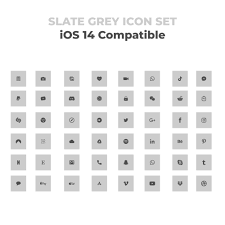 Computer icons google slides google drive google docs, others png #22508785. Ios 14 Aesthetic Slate Grey Premium Icon Pack Ios