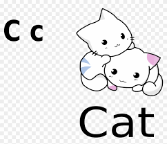 There are too many anime cats to remember them all. C For Cat Black White Cute Cartoon Cat Drawing Free Transparent Png Clipart Images Download